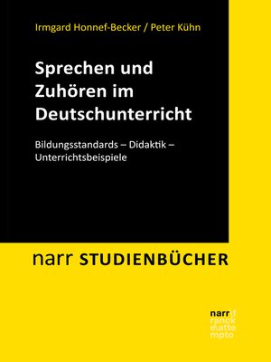 cover image of Sprechen und Zuhören im Deutschunterricht